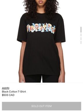 Amiri Hibiscus Tee